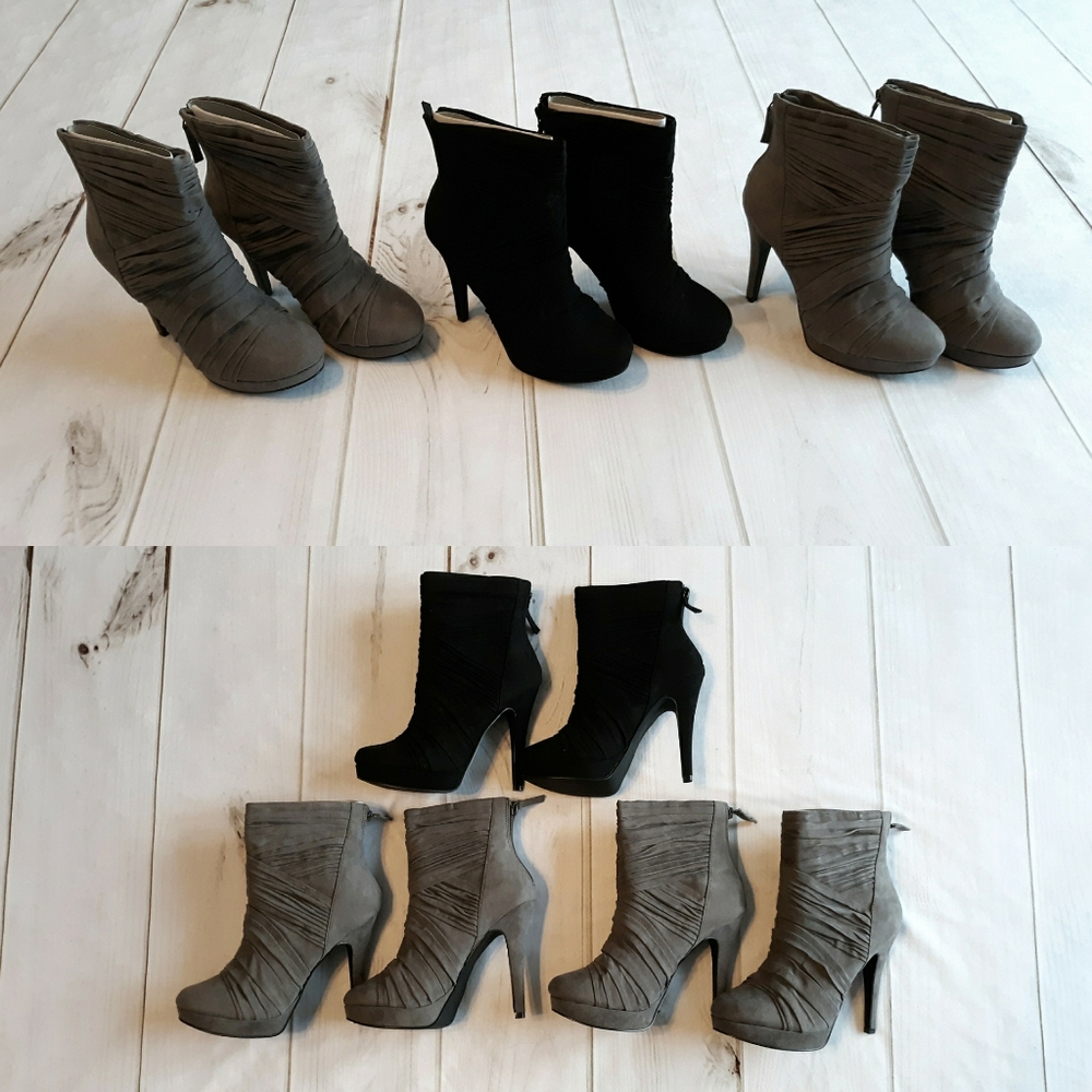 NIB Elle Ruched Stiletto Booties - Last Pair! - Picture 12 of 14
